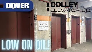 Low on oil Colley Hydraulic Elevators  Regal Cinemas PD  Chicago IL [upl. by Nnyroc]