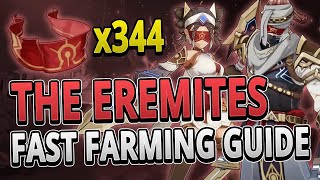 The Eremites 344 Locations FAST FARMING GUIDE TIMESTAMPS  Genshin Impact 30 [upl. by Ellertal]