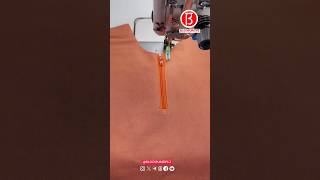 Simple zipper placket Sewing Tutorial [upl. by Airemahs]