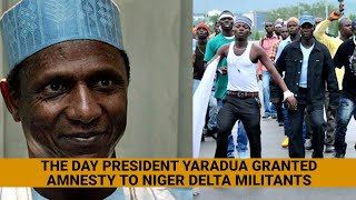 The day President YarAdua Granted Amnesty to Niger Delta Militants [upl. by Aitercal]