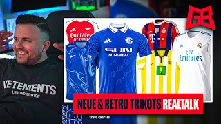 NEUES SCHALKE TRIKOT 🤔 GamerBrother REALTALK über NEUE amp RETRO TRIKOTS 👕 [upl. by Tonneson]