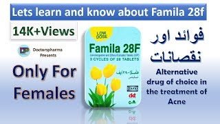 Tablet famila 28f uses dosage contraindications and side effects made by doctorspharma official [upl. by Ecyaj]