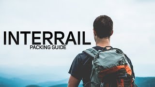 What to PACK for INTERRAIL  EUROPE PACKING GUIDE [upl. by Sucramad]