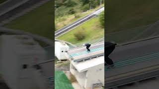 Ben Leachman  Villach HS98 Training on 092724 skijumping extremesports skijumpingfamily [upl. by Aneehsat]