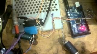 Homemade 3phase PWM inverter Atmega 2560 [upl. by Anahsed]