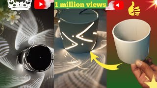 V design ceiling light from PVC pipeforyou viralvideo 1million 1millonsuubsscriber [upl. by Nirac]