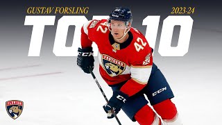 TOP 10 Gustav Forslings Great 202324 Season [upl. by Lezti]