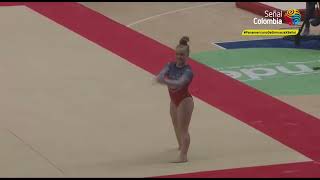 Joscelyn Roberson USA Floor TF Pan American Championships 2023 [upl. by Schilt486]