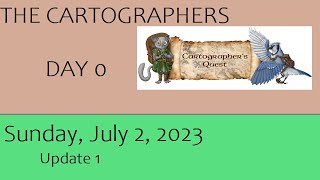 Cartographers Quest DAY 0 The Cartographers  Quest Calendar [upl. by Polad]