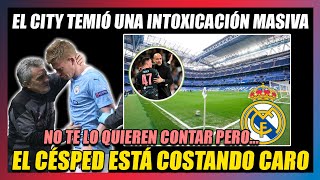 😱PROBLEMAS con el CÉSPED en el REAL MADRID😱EL CITY TEMIÓ una INTOXICACIÓN MASIVA de sus JUGADORES😱 [upl. by Elston]