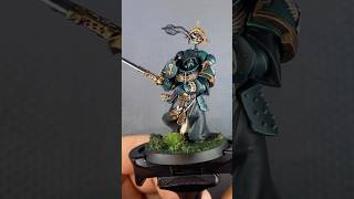 Dark Angels Inner Circle Companion painting process warhammer40000 Warhammer miniaturepainting [upl. by Ymrej]