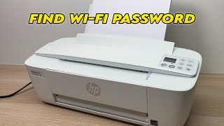 How to Find the WiFi Password HP Deskjet 3700 Series Printer [upl. by Ahsenid503]