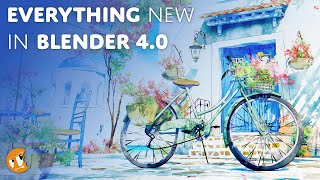 Everything New in Blender 40  Light Linking AgX New Principled Shader and more [upl. by Ylyl]