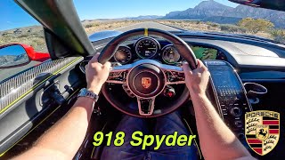 Porsche 918 Spyder POV Drive Review 060mph 22s [upl. by Yancey]