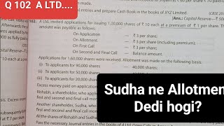 A LTD INVITED APPLICATIONS FOR ISSUING 100000 SHARES Rishab a shareholder abhishekaccountsarmy [upl. by Orual]