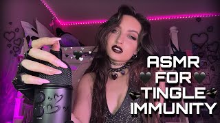 FAST amp AGGRESSIVE ASMR FOR TINGLE IMMUNITY🖤  Fabric Scratching Leather Sounds Mouth Sounds [upl. by Ynnattirb]