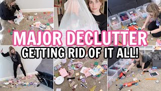 DECLUTTERING ORGANIZING amp DEEP CLEANING  THROWING EVERYTHING OUT IN 2024  WHOLE HOUSE DECLUTTER [upl. by Lyall]