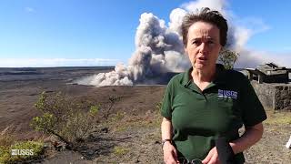 USGS Status Update of Kīlauea Volcano  May 14 2018 [upl. by Eiramik]