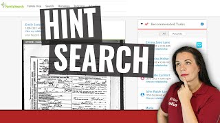 FamilySearch Record Hints  EASILY Do Genealogy Research [upl. by Elledoj]