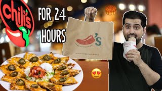 I Only Ate Chilis Food for 24 Hours 🌶  Food Challenge  Chilli Challenge [upl. by Ardeth]