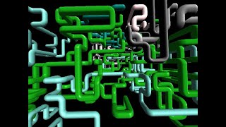 3D Pipes Screensaver [upl. by Dolorita]