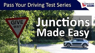 Approaching Junctions in Great Britain Made Easy  Pass your driving test series [upl. by Loats]