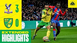 EXTENDED HIGHLIGHTS  Crystal Palace 30 Norwich City [upl. by Ahsitra]