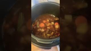 Easy beef stew  crockpotslow cooker 💕 easyrecipe beefstewrecipe comfortfood crockpotcooking [upl. by Nahtanoj830]