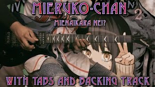 Mierukochan OP Guitar Cover  TABS and Backing Track  Mienaikara ne by Sora Amamiya  見える子ちゃん [upl. by Otrepur]