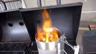 Weber Rapidfire Charcoal Chimney Starter Review [upl. by Esej]