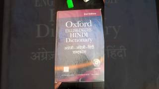 OXFORD Dictionary EnglishEnglishHindi Dictionary [upl. by Monsour]