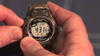 Indepth Review of Casio MTG900 GShock Waveceptor Tough Solar Watch [upl. by Sheila]