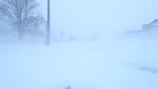 Incredible Blizzard Conditions [upl. by Bodrogi]