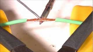 How To Solder  IntroJoining Stranded Wires  Part 1 [upl. by Joon]