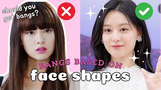 How To Choose The Right Bangs For Your Face Shape [upl. by Ossie]