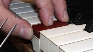 Setting The Key Dip  Bill The Piano Tuner [upl. by Gies]