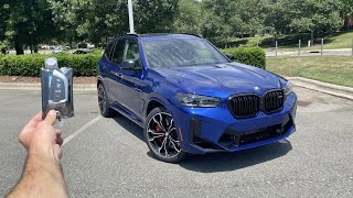 2023 BMW X3 M Competition Start Up Exhaust Test Drive Walkaround POV and Review [upl. by Ertemed]