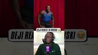 DEJI REACTS TO DRUSKI funny laugh trynottolaugh deji [upl. by Alvin968]