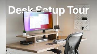 Software Engineers Productive and Minimal Desk Setup 2023 [upl. by Auqinahc158]