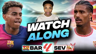 Barcelona vs Sevilla Live Stream  LaLiga 2425  Watch Along amp Match Reaction [upl. by Decrem448]