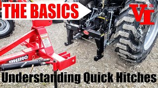 The Basics Understanding Quick Hitches for Compact amp Utility Tractors [upl. by Lebasiairam]