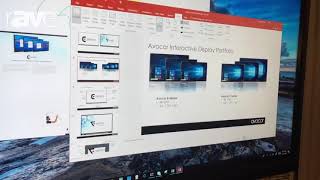 E4 AV Tour Avocor Shows New AVE6520 65quot 4K Interactive Display with Intelligent Touch [upl. by Nehgem211]