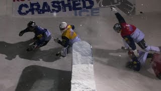 Red Bull Crashed Ice Best Action  Sweden 2012 [upl. by Hollie]