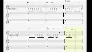 Sylosis  Servitude  Guitar Tab [upl. by Akiehsal739]