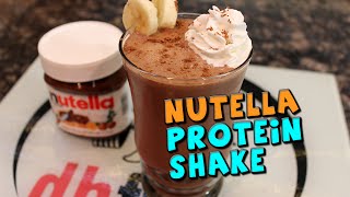 Nutella PROTEIN Shake Recipe [upl. by Cirederf571]