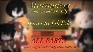 Marauders React to TikTok ALL PARTS Harry Potter marauders era read desc [upl. by Nylarak]