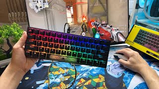 Esse Teclado é 8x mais rápido 8000hz de Polling Rate  Corsair K65 RGB Mini [upl. by Aiceila]