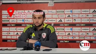 Linterview de François Joseph Sollacaro avant le match de lAC Ajaccio à Amiens ce samedi à 14h [upl. by Bernarr882]