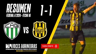 RESUMEN GERMINAL 1  1 OLIMPO  DECIMOSEXTA FECHA  FEDERAL 2024 [upl. by Faythe]