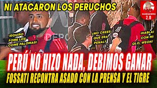 VIDAL SE RIE de la PRENSA PERUANA y DICE QUE JUGÓ un PARTIDAZO y CHILE MERECÍA GANAR [upl. by Arrol]